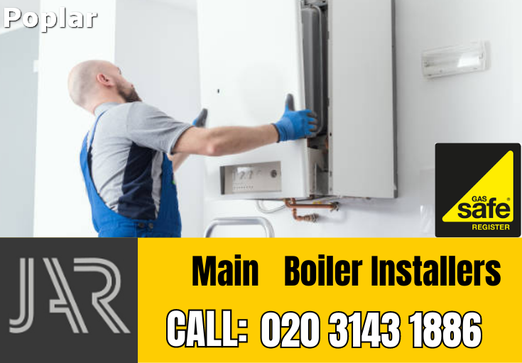 Main boiler installation Poplar