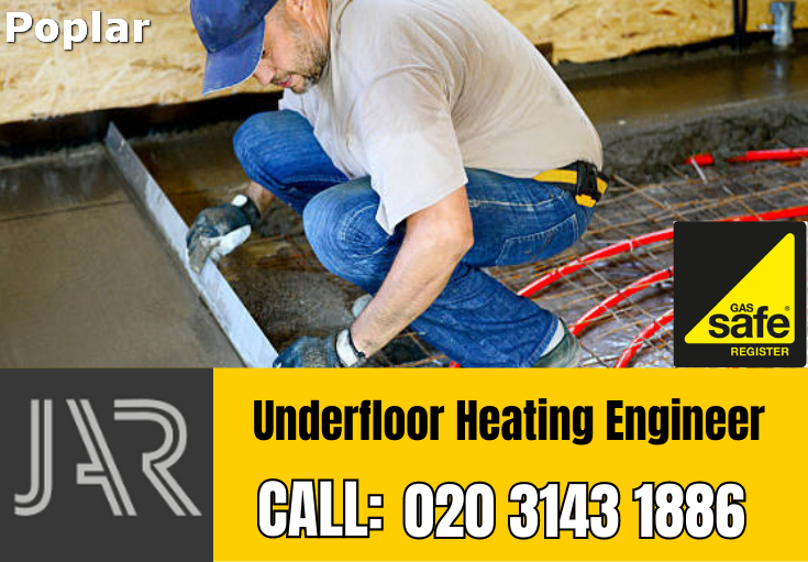 underfloor heating Poplar